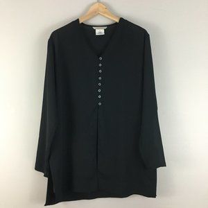 Esprit Sheer Long Sleeve Black Tunic